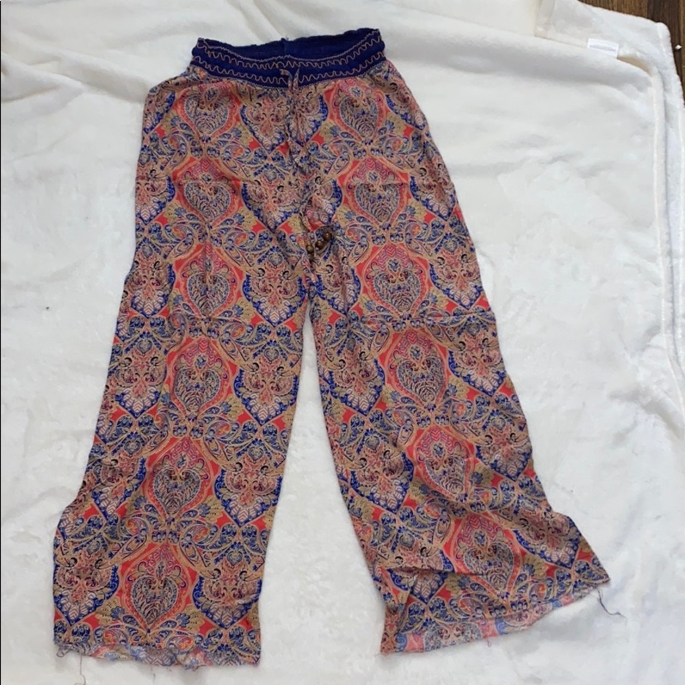 Pattern Flowy Pants